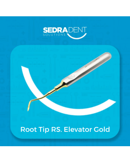 Root Tip Right Side Elevator Gold Plasma