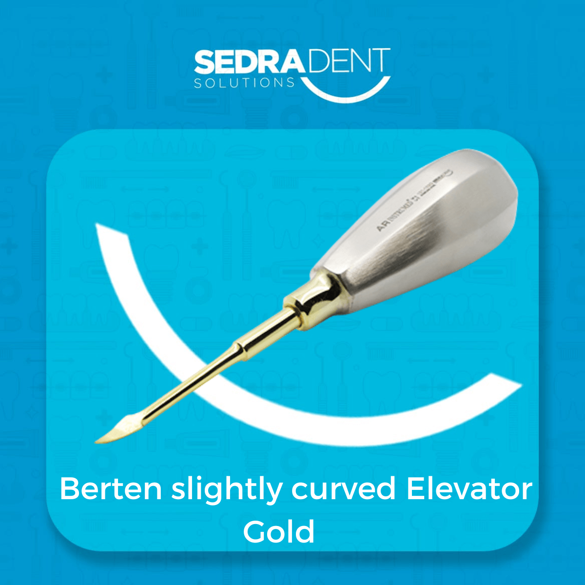 Berten Slightly Curved Elevator Gold Plasma