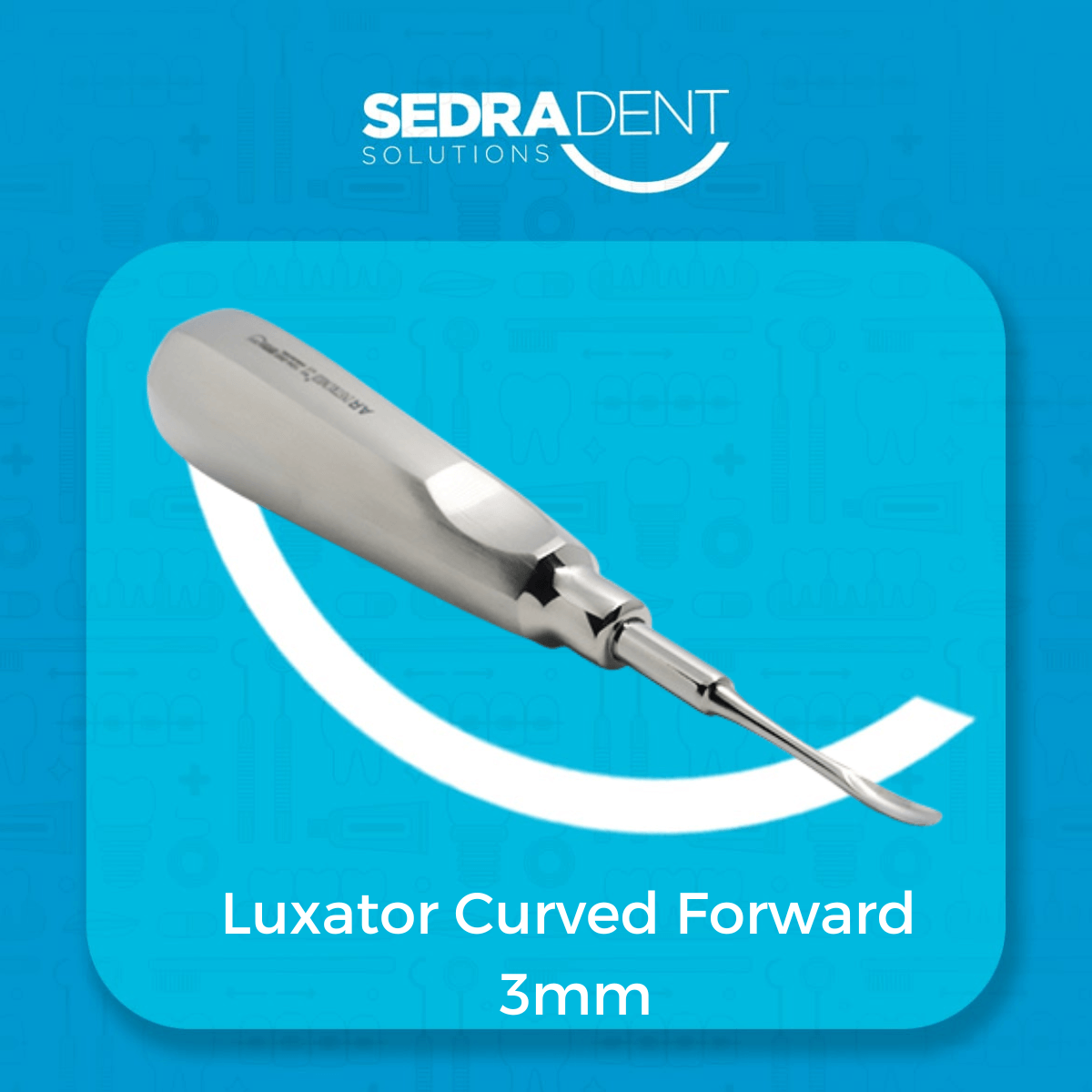 Luxator Curved Forward 3 mm