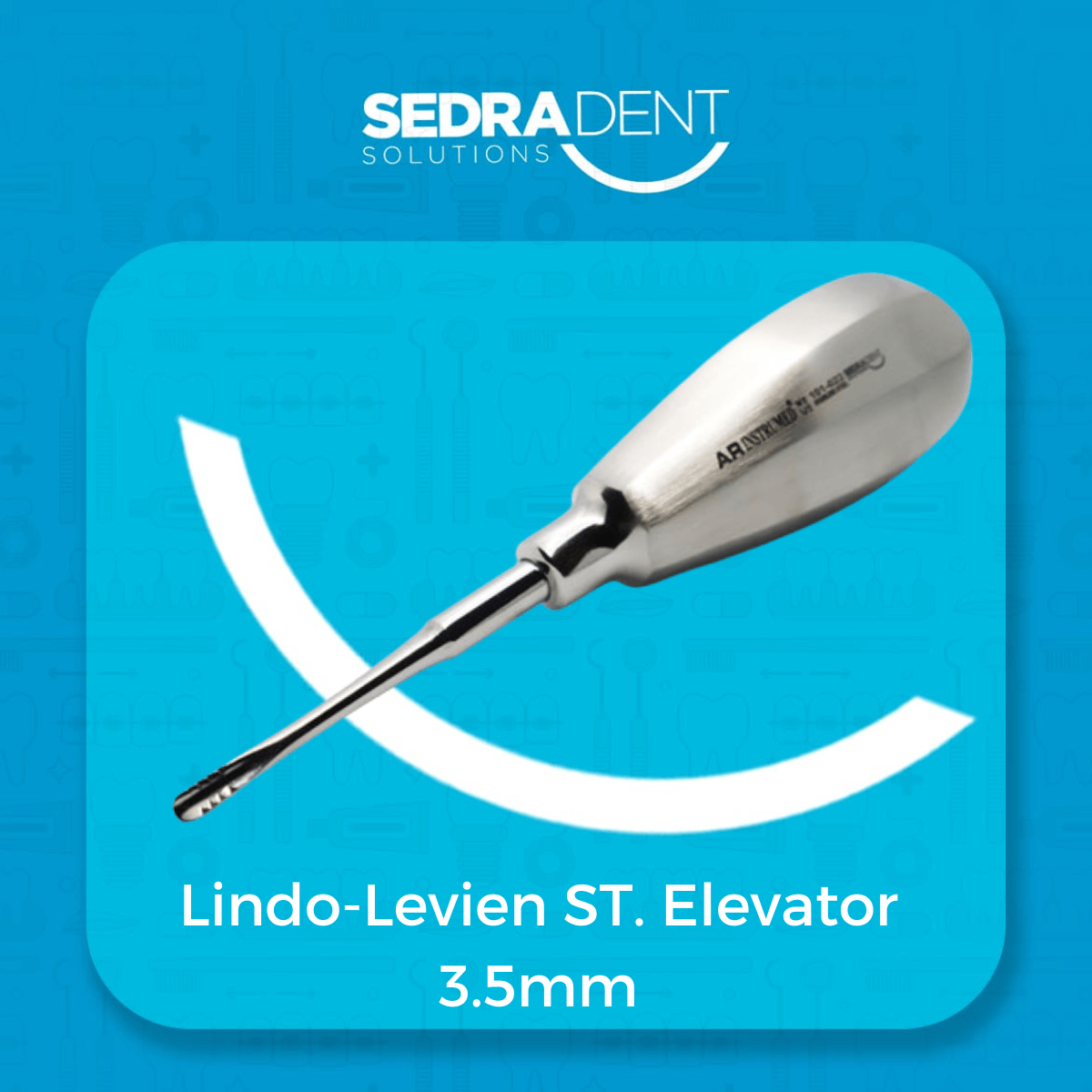 Lindo-Levien Stright Serrated Elevator 3.5 mm