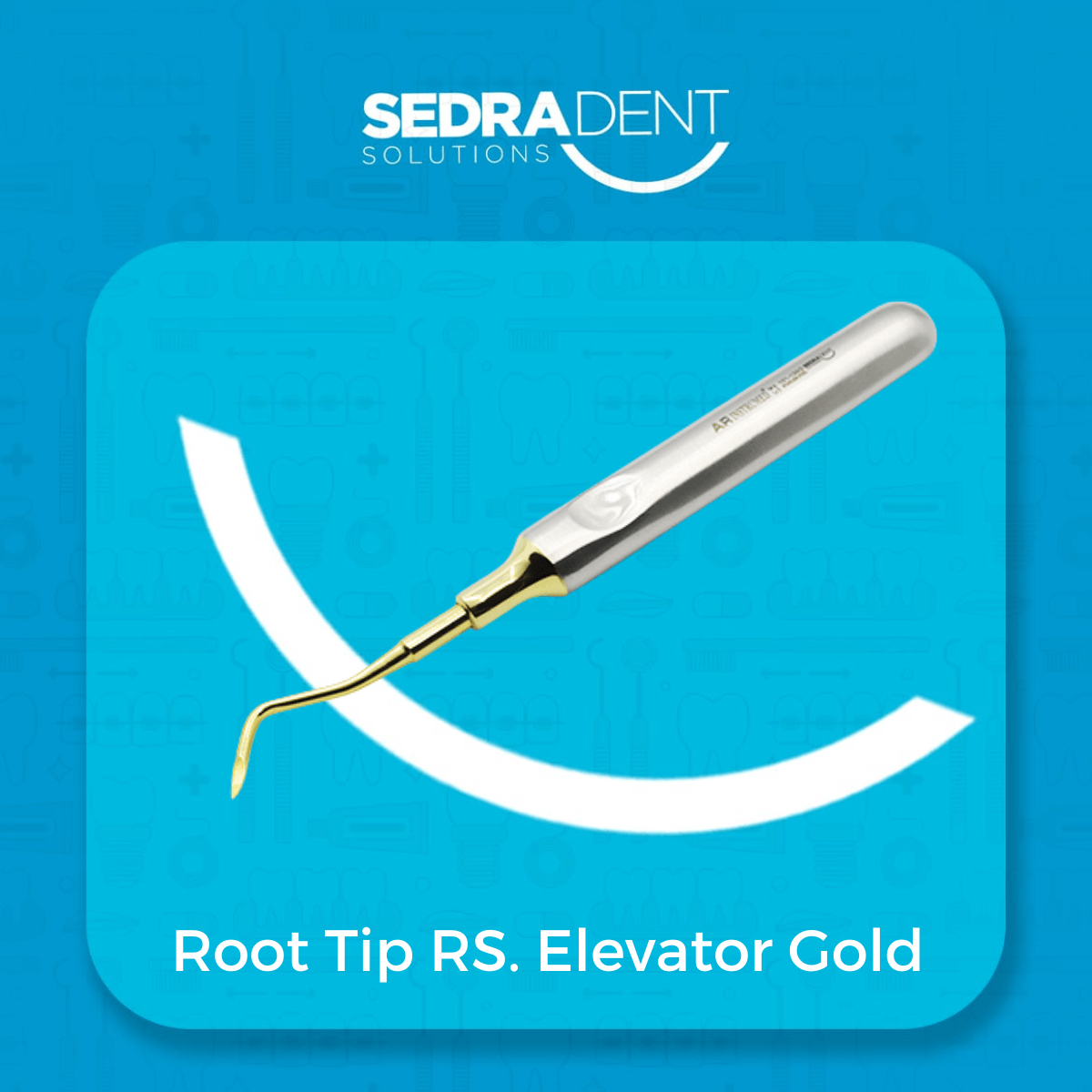 Root Tip Right Side Elevator Gold Plasma