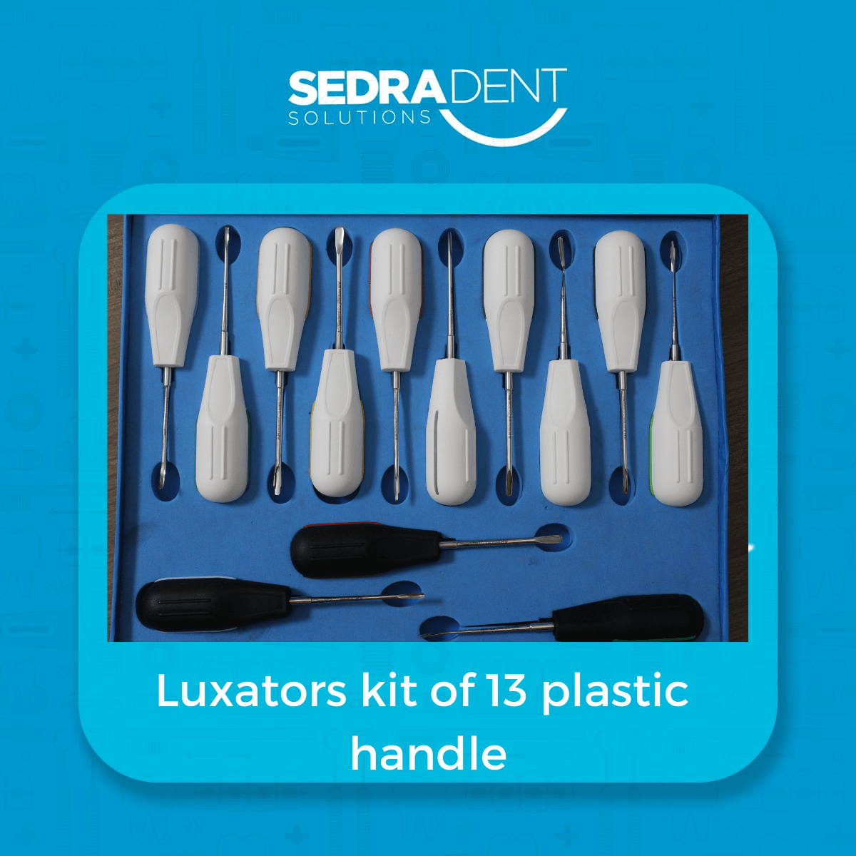 LUXATOR Plastic Handle Set of 13 pcs