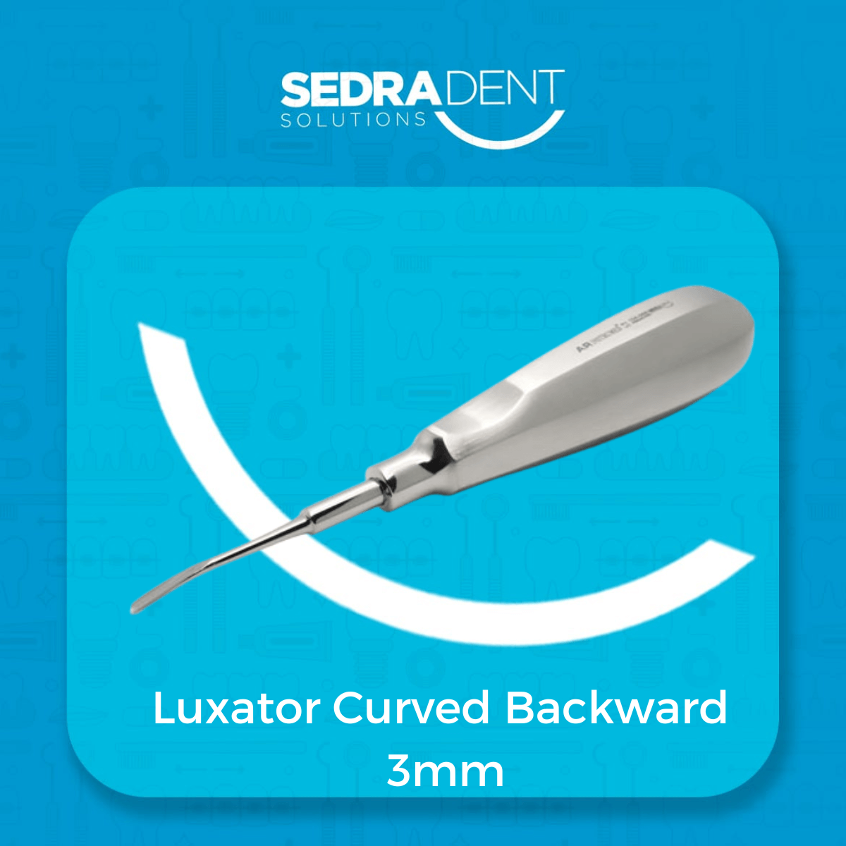 Luxator Curved Backward 3 mm